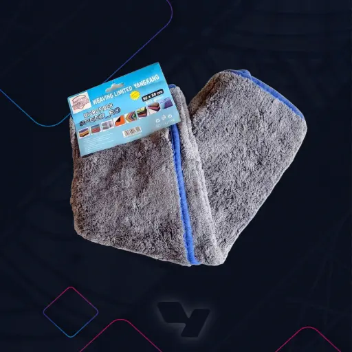 [CL-MCR-FIBR-GRY-5050] ميكروفايبر رصاصي 50*50 خط ازرق 